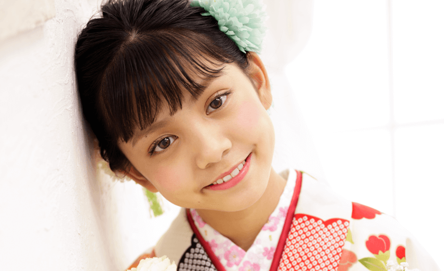 袴をレンタルした小学生