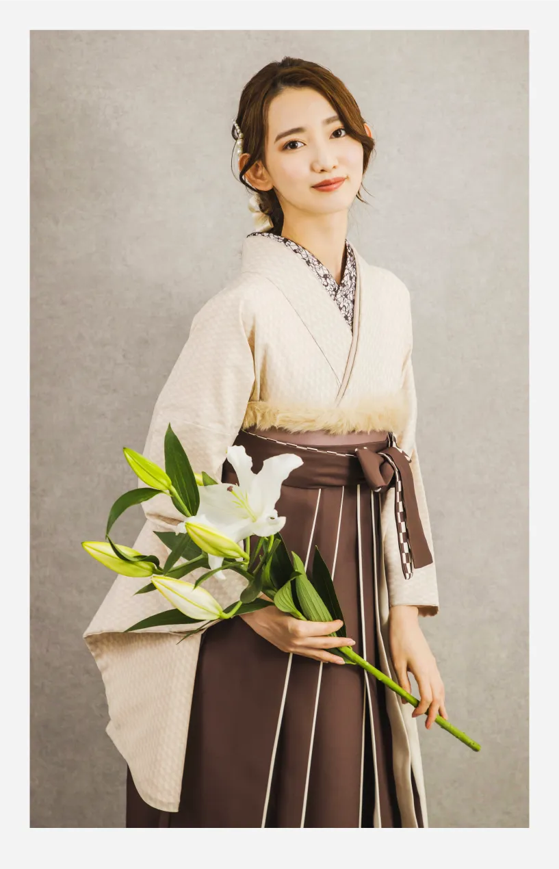 アンジュでレンタルできる卒業式袴