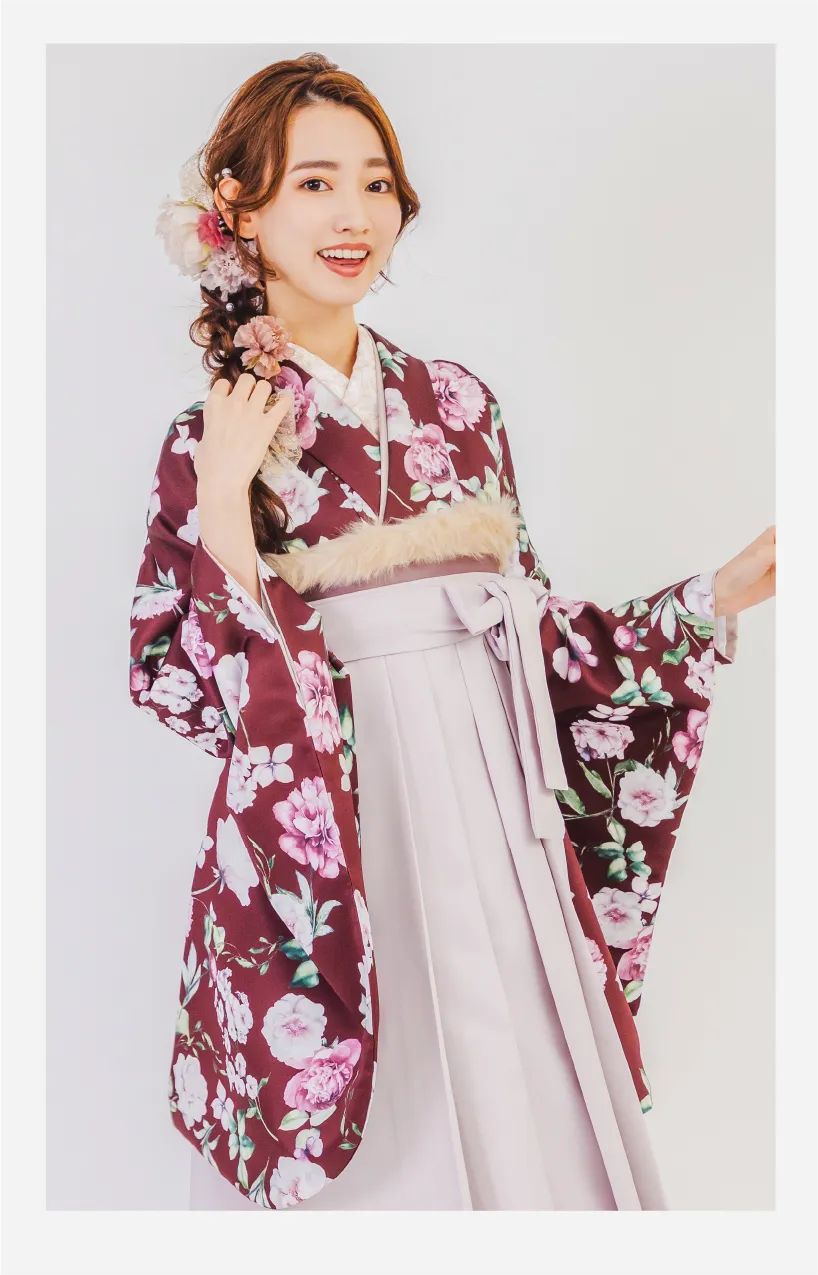 アンジュでレンタルできる卒業式袴