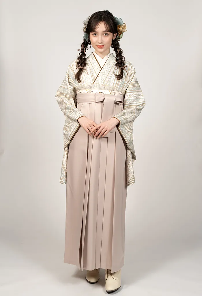 縦蔦小花 from HANAE MORI×スモーキーベージュ　