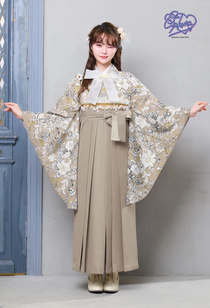 卒業式袴レンタル モカクラシカ×グレーベルベット